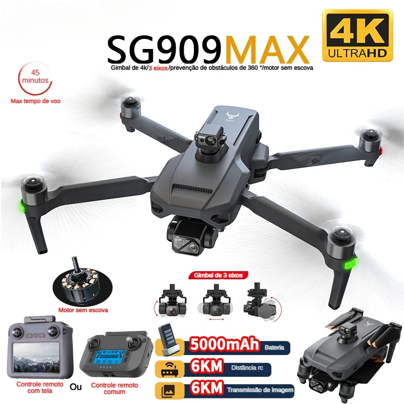 Drone Mapping - ZLL SG909 SG909MAX Professionele drone met