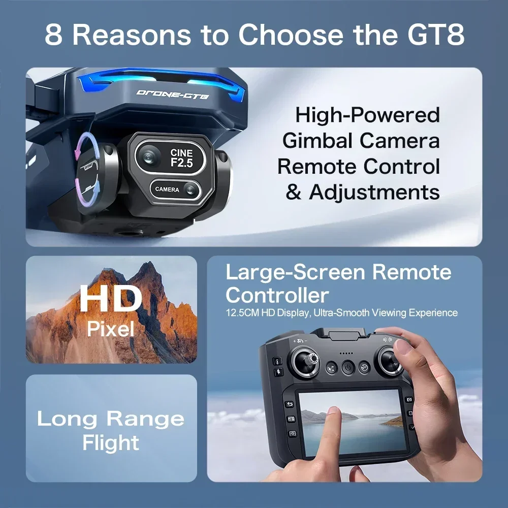 Drone 4K HD GT8 Camera Obstake - Drone Surveying recensie en prijs